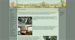 Desktop Screenshot of hotel-lieber-augustin.de