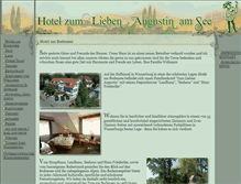 Tablet Screenshot of hotel-lieber-augustin.de